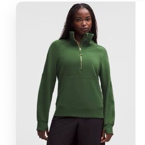 Lululemon Scuba Funnel Neck Half Zip sz M/L